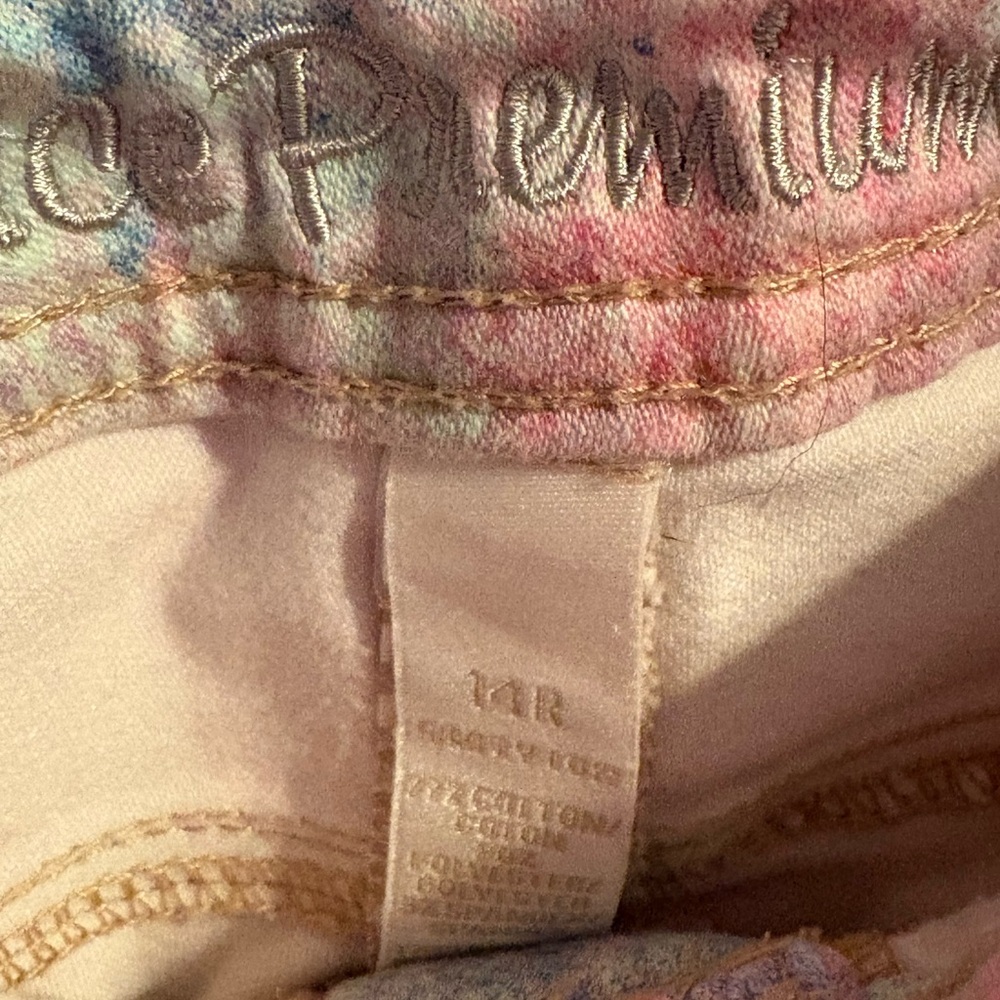 Justice Colorful Tie-Dye Kids Jeans - Picture 3 of 3